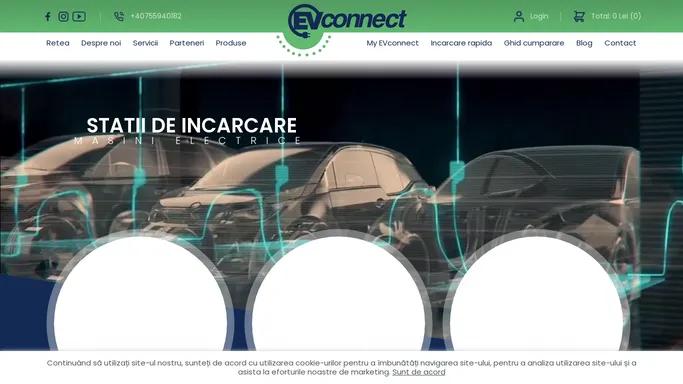 Statii incarcare vehicule electrice EVConnect