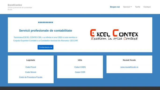 ExcelContex - Servicii profesionale de contabilitate Buzau