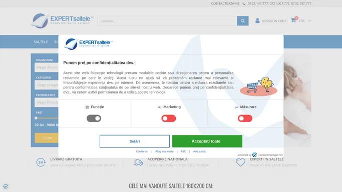 Expert-SALTELE.ro | Expertul tau in saltele iti pune la dispozitie o gama larga de produse de calitate, de la cei mai renumiti producatori de saltele. Saltele Saltex, Saltele Prestige, Saltele Previ si Saltele Gala