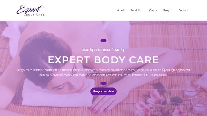 Epilare definitiva Iasi - Expert Body Care - 100% Rezultate