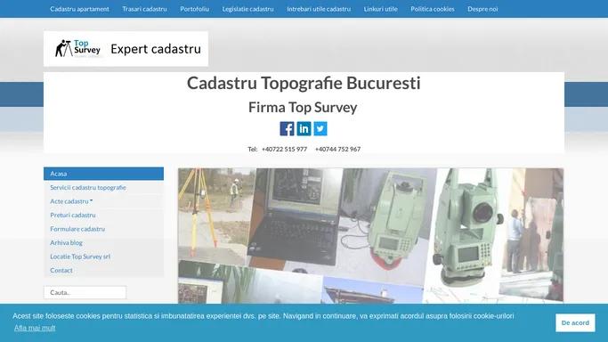Top Survey Firma Cadastru Topografie Bucuresti