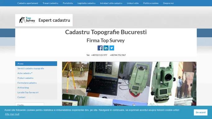 Top Survey Firma Cadastru Topografie Bucuresti