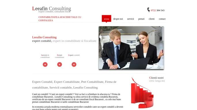 Expert Contabil, Expert Contabilitate, Pret Contabilitate, Firma de contabilitate, Servicii contabile, Leeafin Consulting