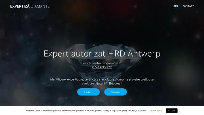 Expert autorizat HRD Antwerp - Expertiza diamante