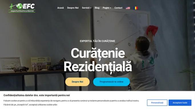 Acasa - Expertul tau in curatenie