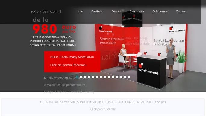 Standuri expozitionale personalizate