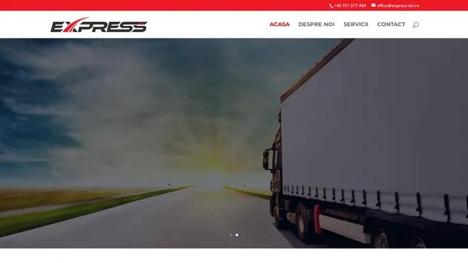 Express DCI Trans - Transport marfa generala, one way, LTL