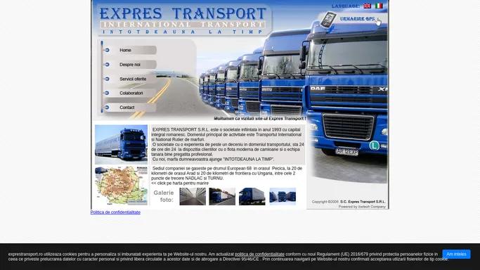 Expres Transport | Transport International si National Rutier de marfuri