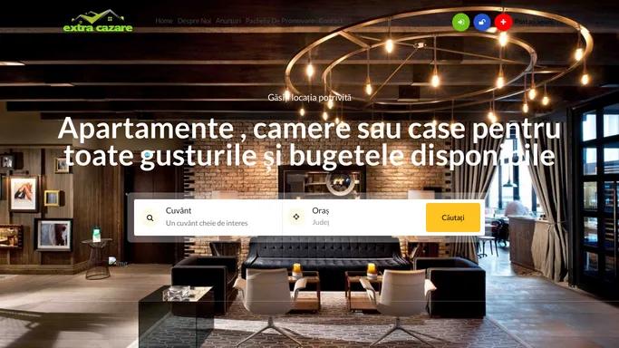 Acasa - ExtraCazare- Cazare Regim Hotelier Romania