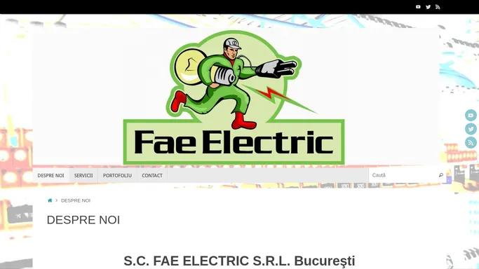 S.C. FAE ELECTRIC S.R.L. – Nu ezitati sa ne contactati pentru un deviz personalizat!