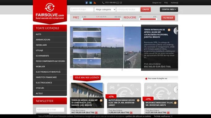 Licitatii publice - Licitatii executare silita - Fairsolve.com