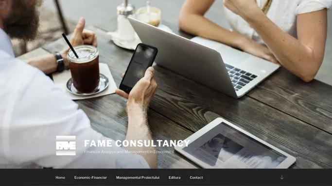 FAME Consultancy – Financial Analysis and Management in Economics