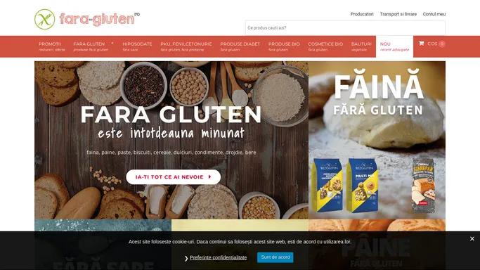 Produse Fara Gluten - Comanda Online - Livrare rapida in Romania