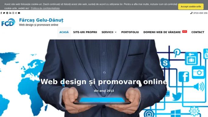Web design si promovare online» Farcas Gelu-Danut I.I.