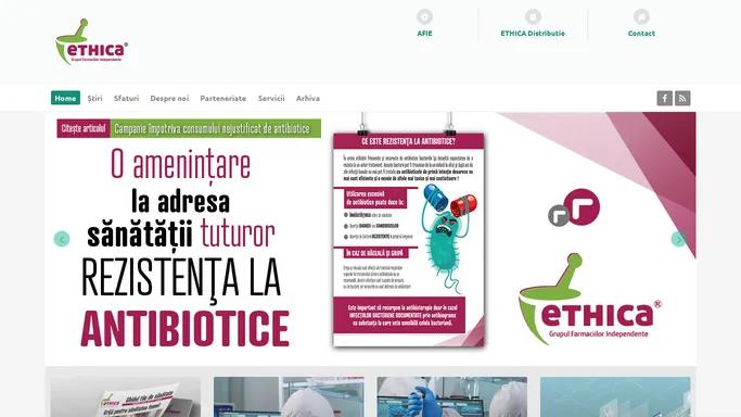 ETHICA: Farmacia care te cunoaste! - www.farmacia-ethica.ro