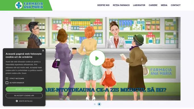 Farmacia Ana Maria - O farmacie pentru intreaga familie