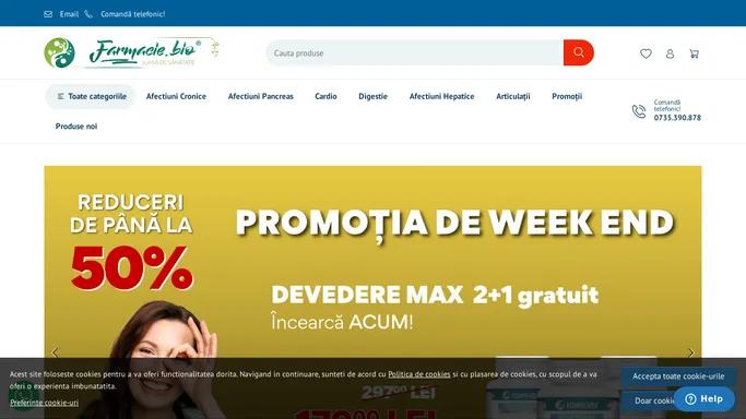 Farmacie.BIO - Suplimente naturiste si terapii alternative