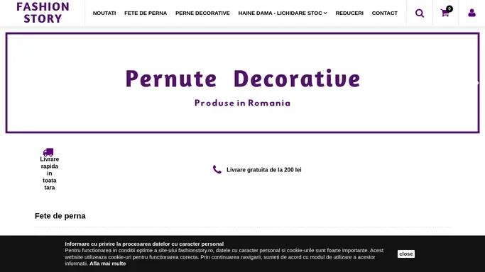 Pernute Decorative | Fete de perna decorative | Pernute Rotunde Catifea - Fashion Story