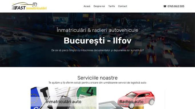 Inmatriculari Auto Bucuresti - Servicii Inmatriculari Auto Bucuresti si Ilfov