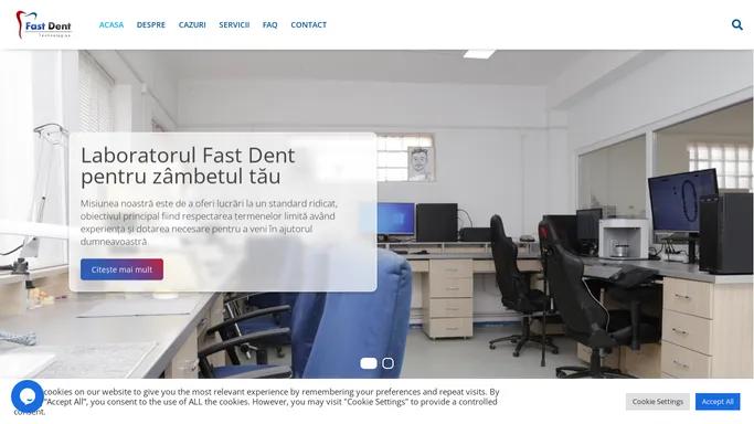 Acasa - Fast Dent Technologies Craiova - Laborator tehnica dentara