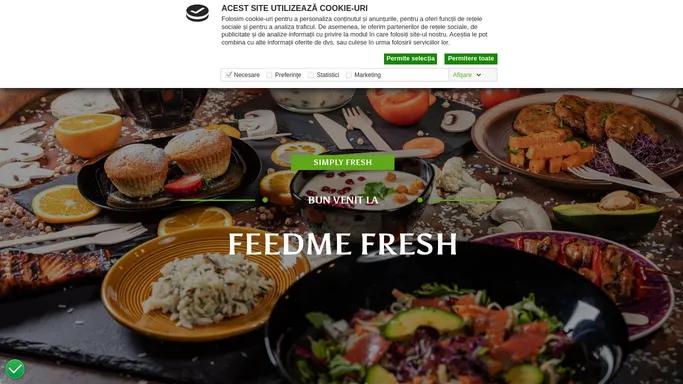 FeedMe Fresh - Acasa - Meniul fresh si sanatos la birou