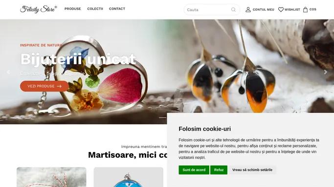 Bijuterii inspirate de natura create cu drag pentru tine – FelicityStore.ro