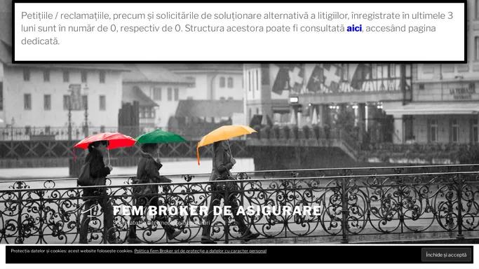 FEM Broker de Asigurare • Societate de intermediere in asigurari