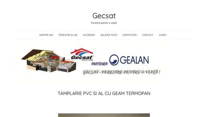 Gecsat – Ferestre pentru o viata!