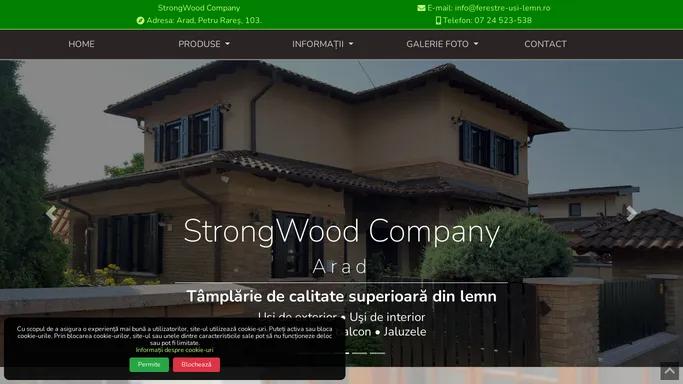 StrongWood Company - Usi si ferestre de calitate