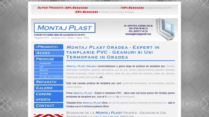 Geamuri si Usi Termopane Oradea - MontajPlast Oradea Expert in tamplarie PVC