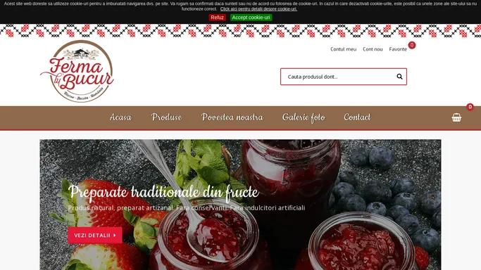 Ferma lu` Bucur - Produse traditionale din fructe si legume - fermalubucur.ro