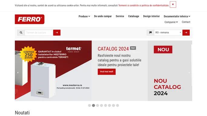 FERRO - echipamente pentru instalatii sanitare si termice
