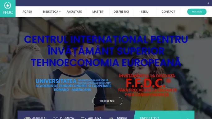 FFDC – Centrul International pentru Invatamant Superior