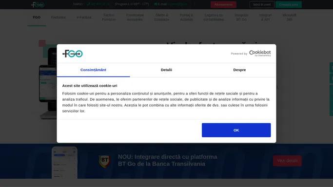 FGO | Facturare online integrata cu contabilitatea