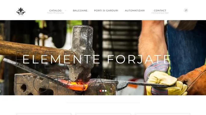 FIER FORJAT ONLINE - Magazin on-line produse din fier forjat