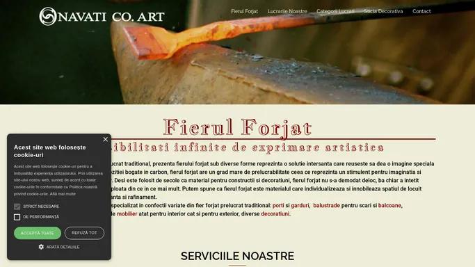 Fierul Forjat - porti, balcoane, balustrade, grilaje din fier forjat