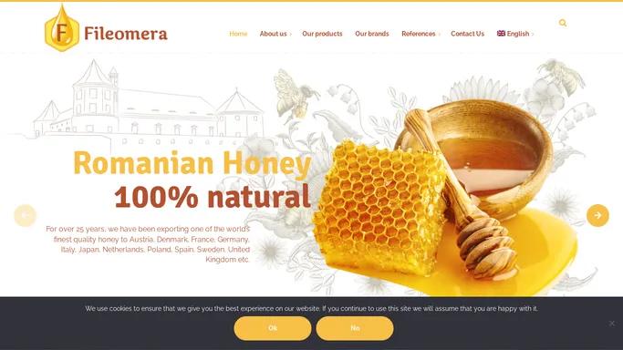 Fileomera - Premium, pure and natural Romanian honey wholesale