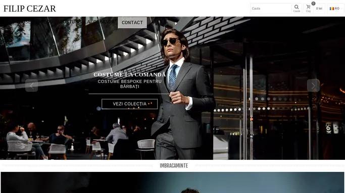 Costume la comanda pentru barbati - Filip Cezar