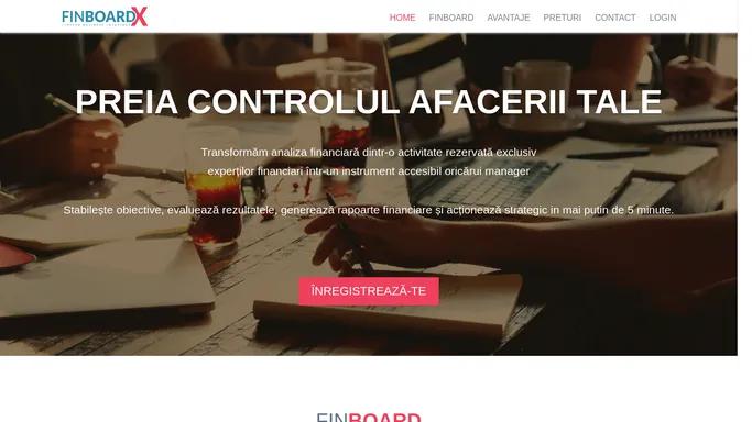 Finboard - Analiza financiara pentru manageri