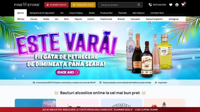FineStore - Magazin Online De Bauturi Alcoolice