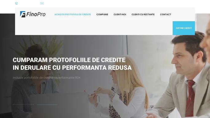 Oferim credite online si solutii de refinantare la credite | FinoPro