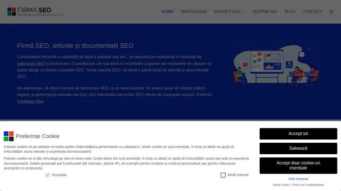 Firma SEO, Servicii de Optimizare SEO si Promovare, Web Design