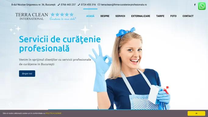 Firma specializata de curatenie Bucuresti - servicii curatenie de cinci stele 