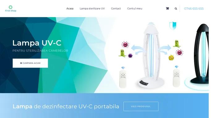 First-Shop.ro – Sterilizator UV-C Portabil