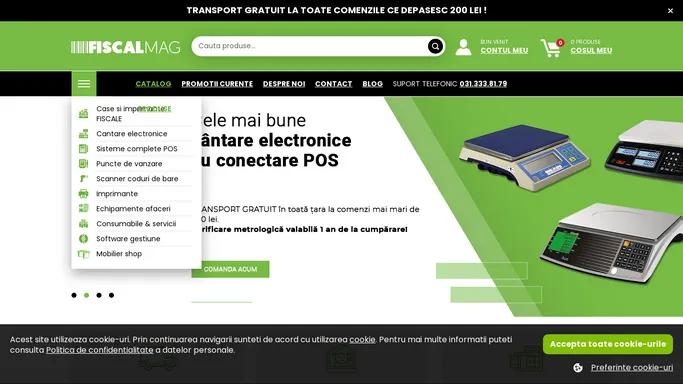 Case de marcat | Cantare electronice | Sistem POS touchscreen - FiscalMag