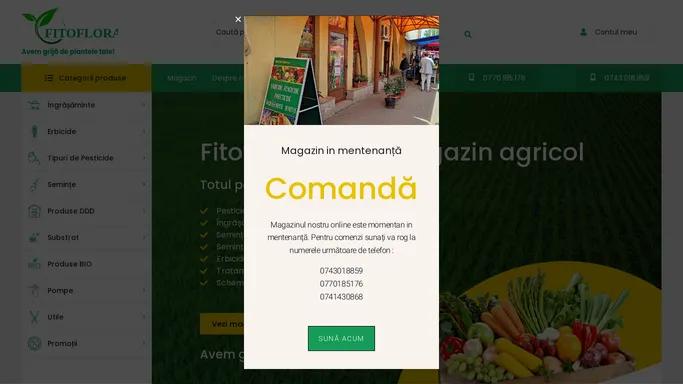 Fitofarmacie, Magazin Agricol - seminte plante online - FitoFlora