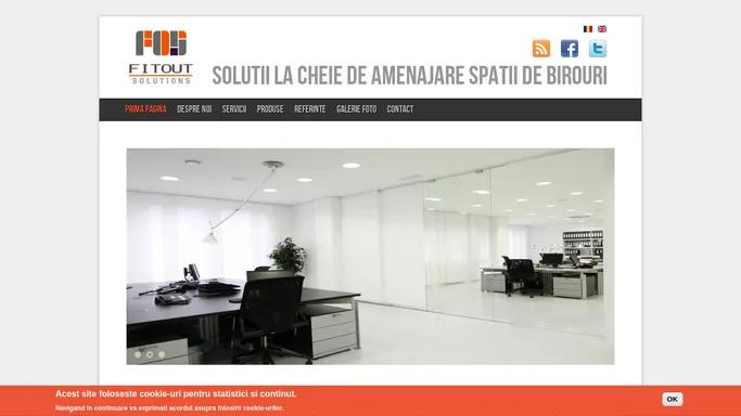 Solutii la cheie de amenajare spatii de birouri | FITOUT SOLUTIONS