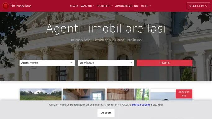 Agentii Imobiliare Iasi - Fix Imobiliare