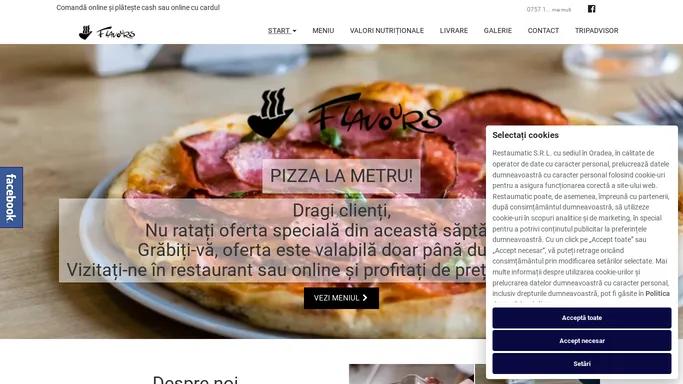 Pizza Flavours - Comanda si achita online - Pizza Flavours