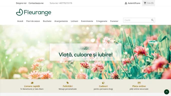 Fleurange.ro - Florarie Online Baia Mare - Livrare la Domiciliu
